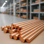 Пруток бронзовый БрАЖ9-4 21 мм круглый полутвёрдый холоднодеформированный ГОСТ 1628-2019
