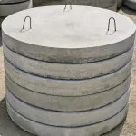 Плита днища колодца КЦД 10 1500х100мм Серия 3.900.3